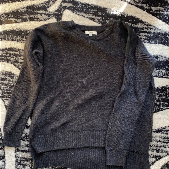 madewell charcoal knit sweater - Picture 3 of 6